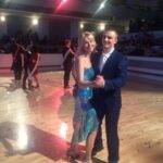 Petra med sin son på balen som hon lurade år 2021.